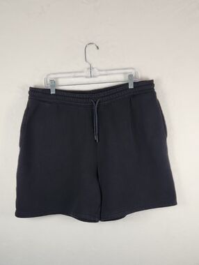 LCKR Sweatshorts Black Elastic Waist With Drawstring Athletic Men's XXL